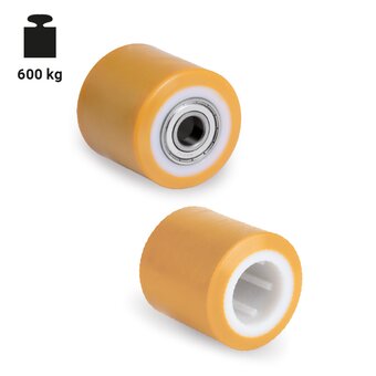 TR-77-R-TR polyurethane pallet truck rollers